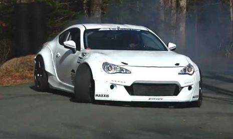 Райан Терк дрифтит на 600-сильном Scion FR-S на Хиллклимб